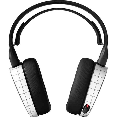 White Grid SteelSeries Arctis 3 Skin